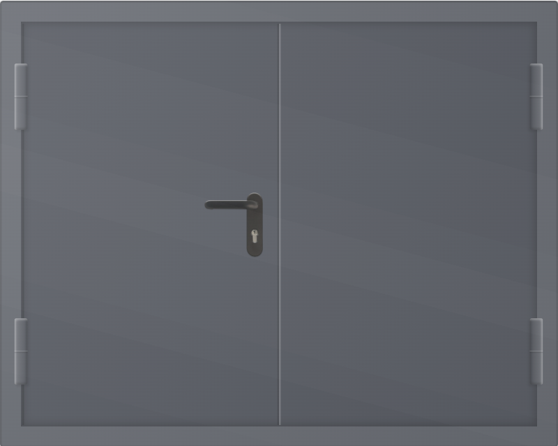 Люк металлический технический 1000х800мм двупольный Люк металлический технический 1000х800мм двупольный